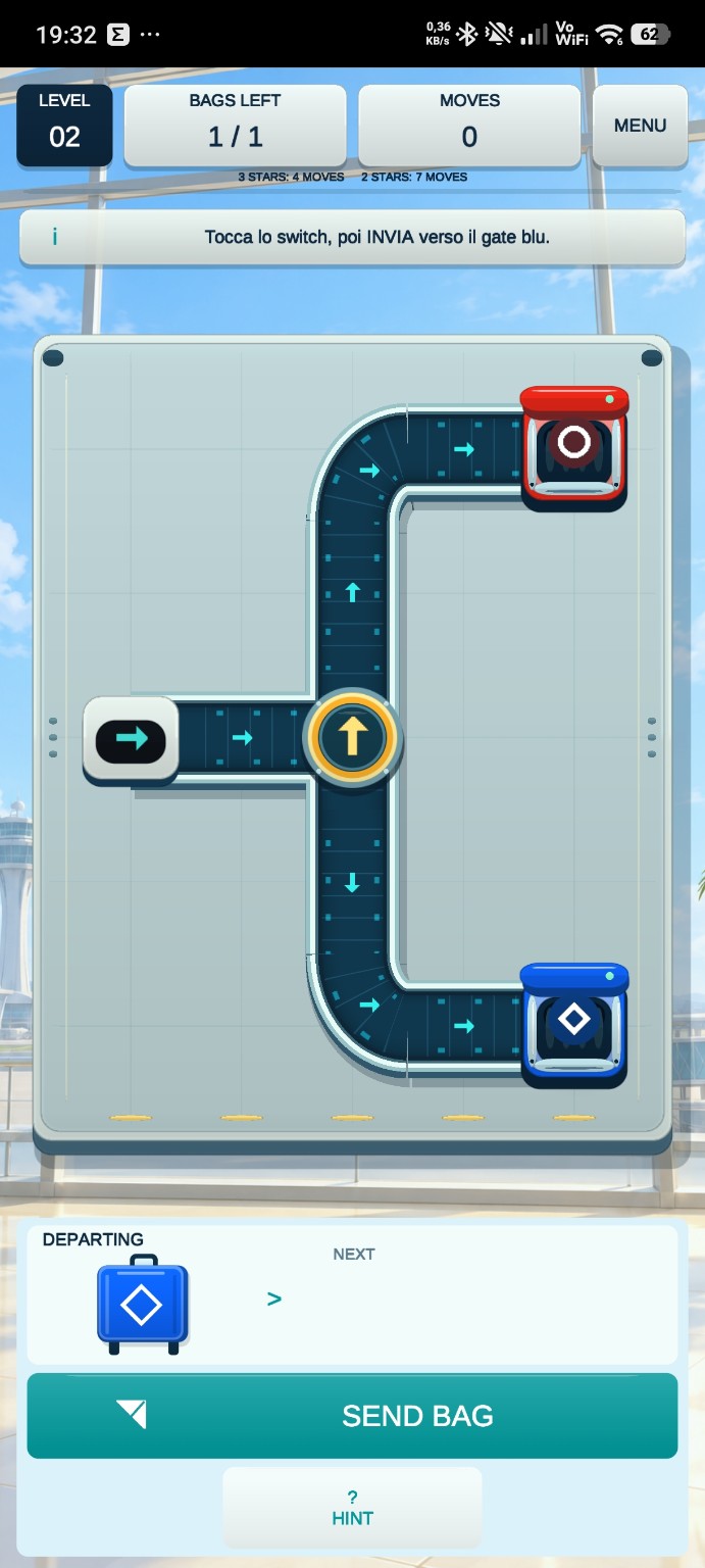 Baggage Color Flow level 2 gameplay