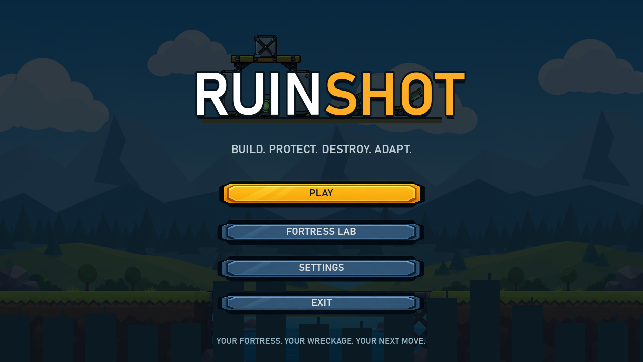 RuinShot main menu